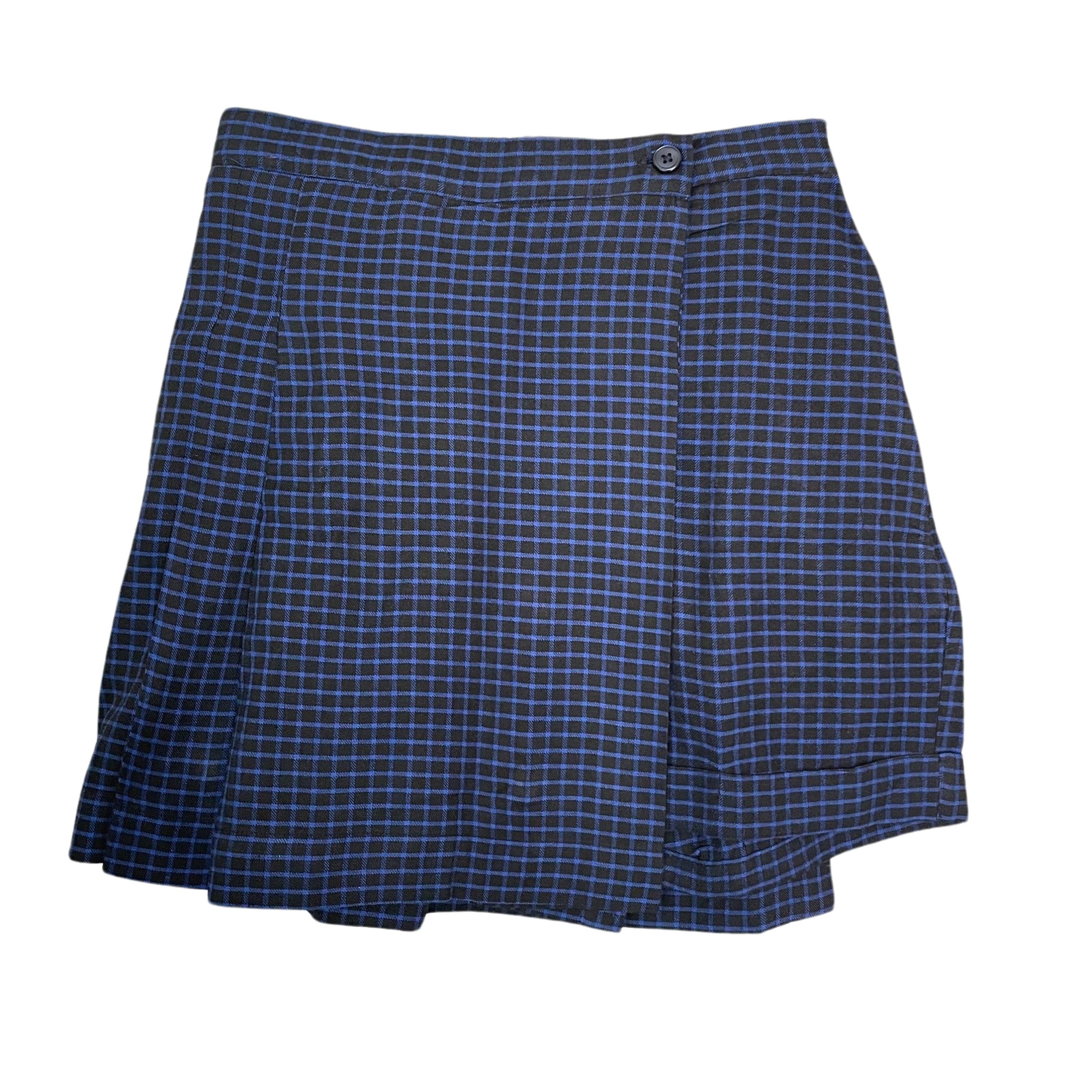 Layered Plaid Skort