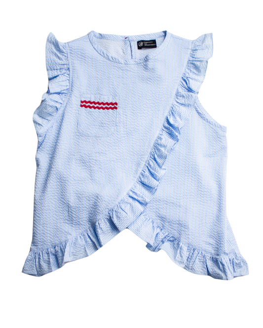 SVRGN POISE RUFFLE TOP