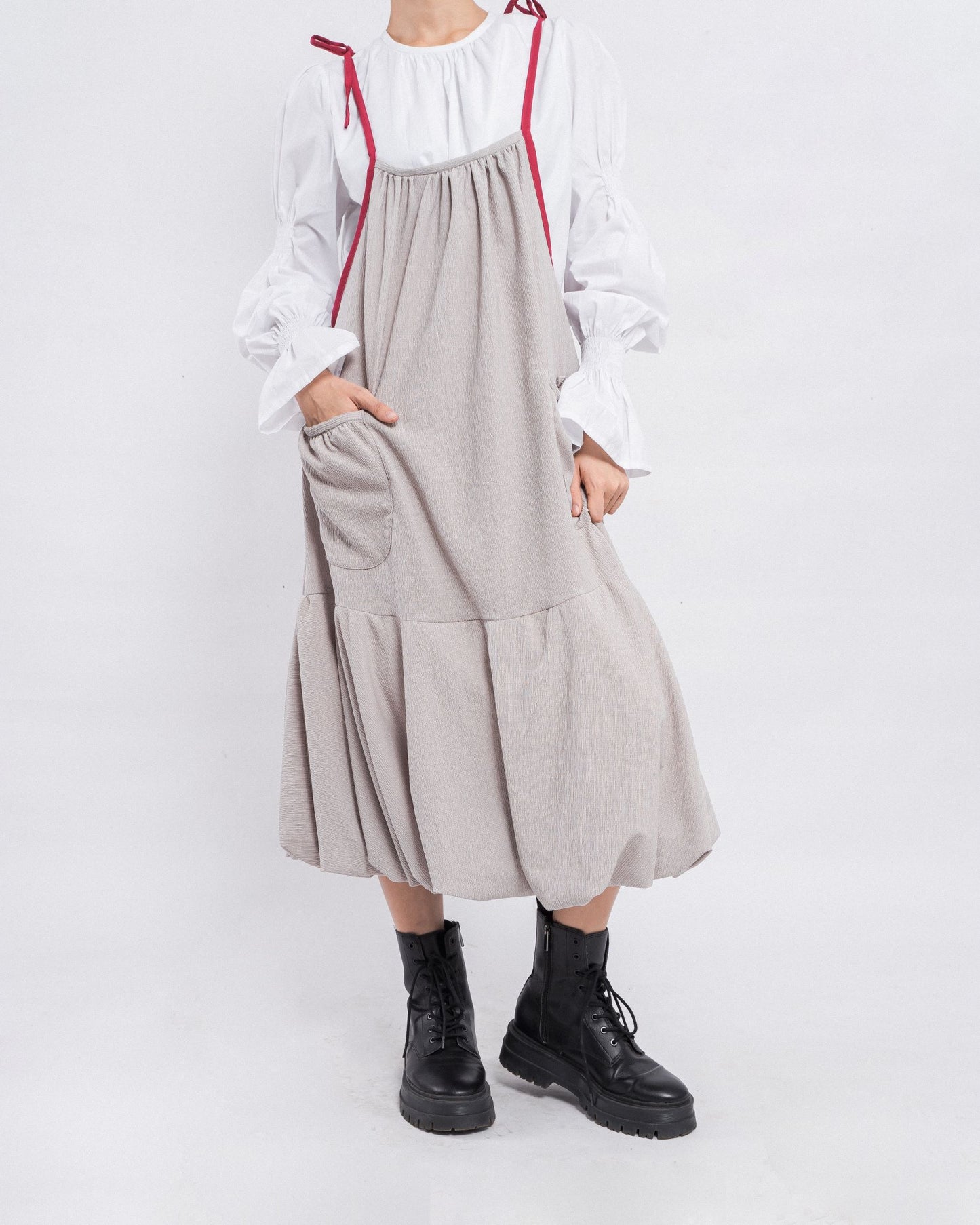 Breezy Boho Dungaree Skirt