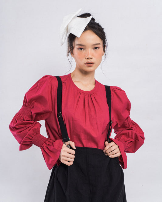 Sleek Puffy Blouse